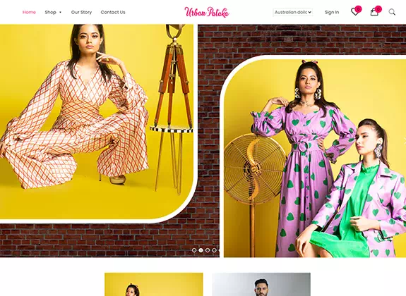 website screenshot of Urban Pataka